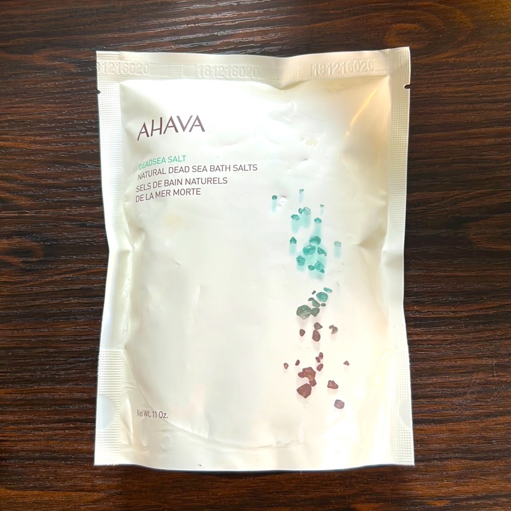 NEW AHAVA Deadsea Salt Natural Dead Sea Bath Salts